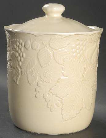 Woodbury Yellow Extra Large Canister & Lid