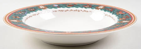 Yuletide Large Rim Soup Bowl