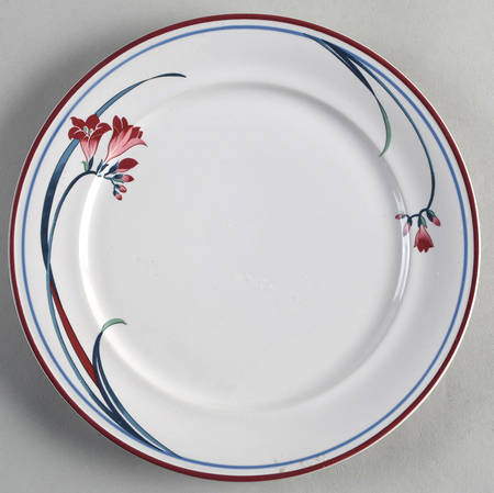 Blue Trumpet Salad Plate