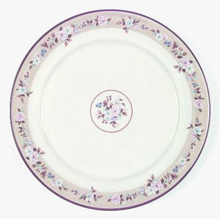 Calico Garden Brown Dinner Plate