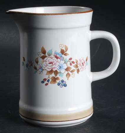 Calico Garden Brown Creamer