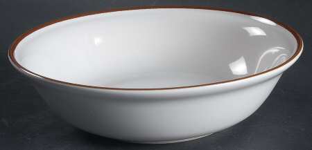 Calico Garden Brown Coupe Cereal Bowl