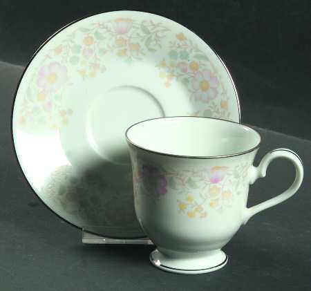 Chiffon Footed Cup & Saucer Set