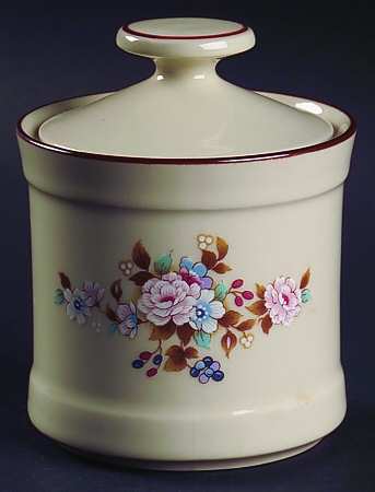 Country Cottage Sugar Bowl & Lid