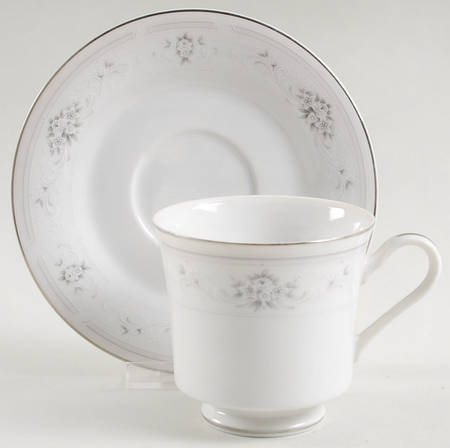 Cotillion Footed Cup & Saucer Set