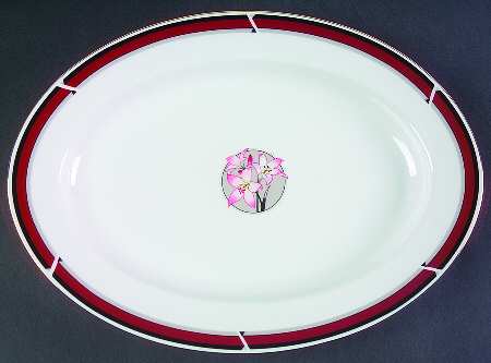 Dynasty 14" Oval Serving Platter