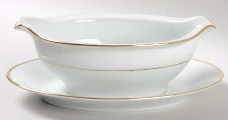 Empress Gravy Boat with Attached Underplate
