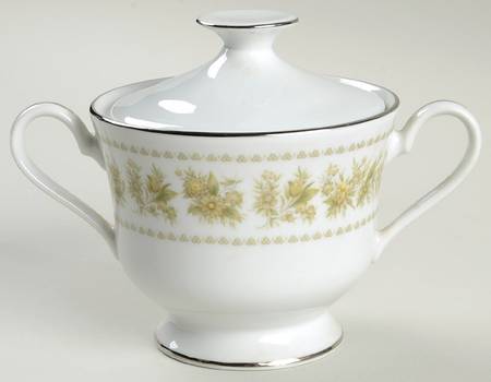 Garden Lace Sugar Bowl & Lid