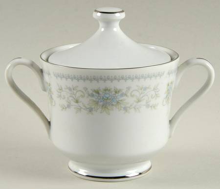 Hanover Platinum Sugar Bowl & Lid by Nitto