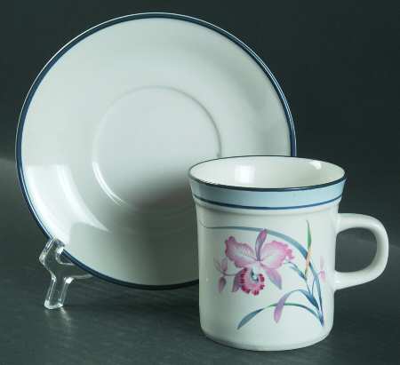 Leilani Flat Cup & Saucer Set
