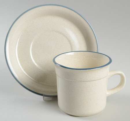 Nordic Nights Flat Cup & Saucer Set by Nitto