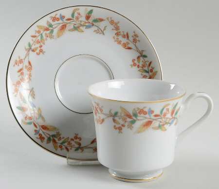 Turku Footed Cup & Saucer Set by Nitto