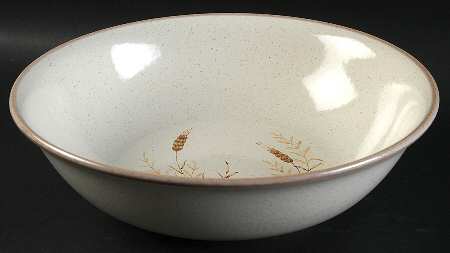 Winter Wheat 9" Round Vegetable Bowl