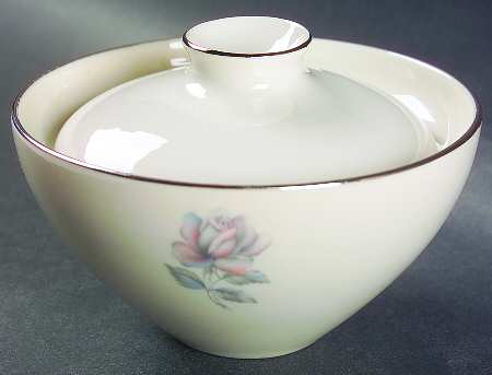 Castle Rose Sugar Bowl & Lid