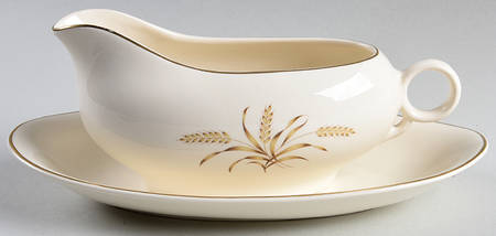 Wheat Gravy Boat & Underplate