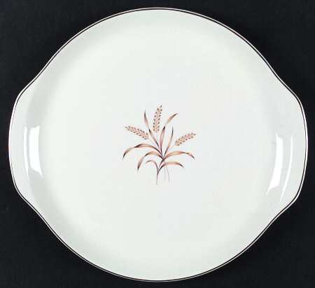 Wheat Handled Cake Plate