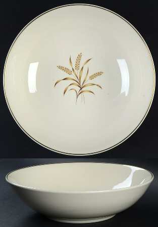 Wheat 9" Round Vegetable Bowl