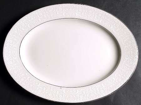 Queens Bouquet 13" Oval Serving Platter
