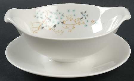 Sonnet Gravy Boat with Attached Underplate