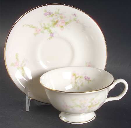 Spring Fantasy Footed Cup & Saucer Set