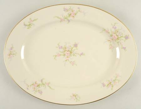 Spring Fantasy 15" Oval Serving Platter by Nobility