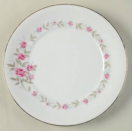 Bridal Rose Salad Plate