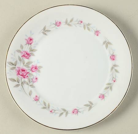 Bridal Rose Bread & Butter Plate