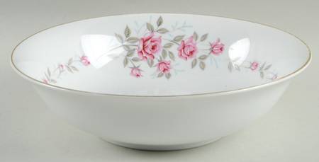 Bridal Rose 9" Round Vegetable Bowl