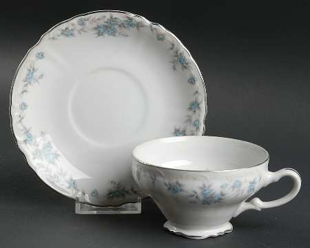 First Love Footed Cup & Saucer Set