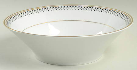 Gold Symphony 9" Round Vegetable Bowl