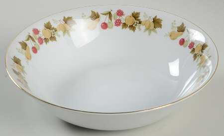 Harvest Song 9" Round Vegetable Bowl