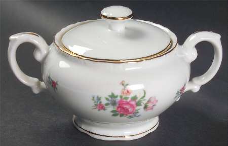 Meissen Flower Sugar Bowl & Lid