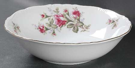Old Rose 9" Round Vegetable Bowl