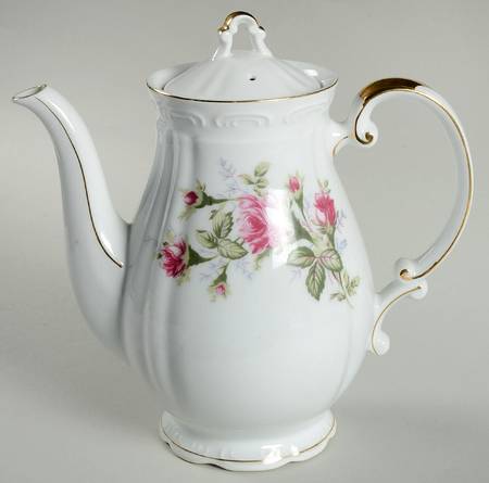 Old Rose Coffee Pot & Lid