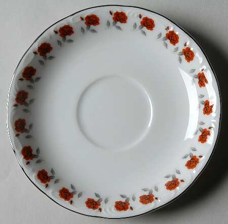 Rose Garland Saucer