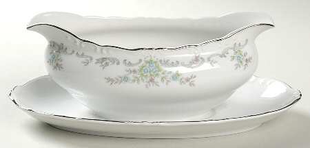 Rosonata Gravy Boat with Attached Underplate
