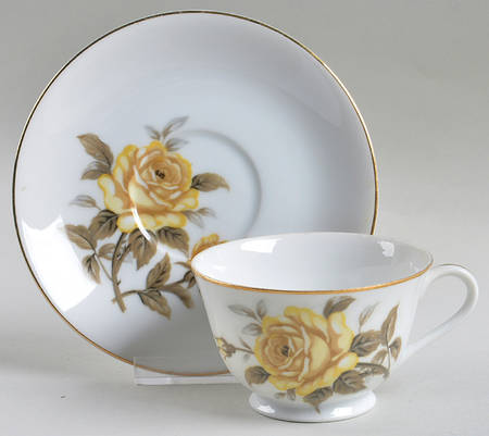 Talisman Footed Cup & Saucer Set