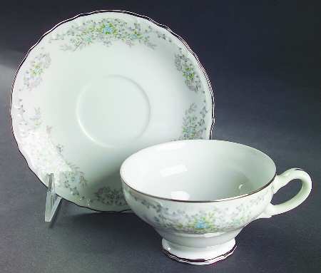 Theresa Footed Cup & Saucer Set