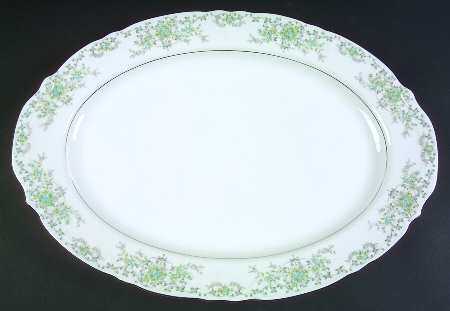 Theresa 16" Oval Serving Platter