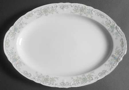 Theresa 16" Oval Serving Platter
