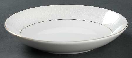 White Lace Coupe Soup Bowl