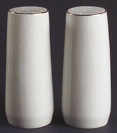 White Lace Salt & Pepper Set