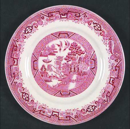 Willow Pink Salad Plate