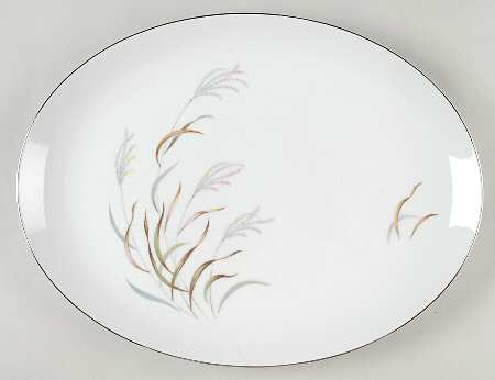 Autumn Breeze 16" Oval Serving Platter