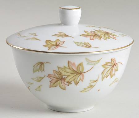 Autumn Fantasy Sugar Bowl & Lid