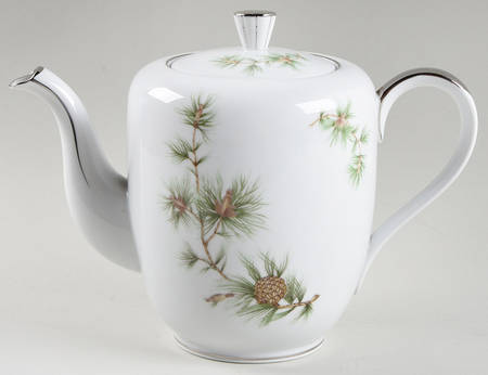 Cascade Pine Coffee Pot & Lid