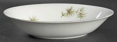 Cascade Pine 10" Oval Vegetable Bowl