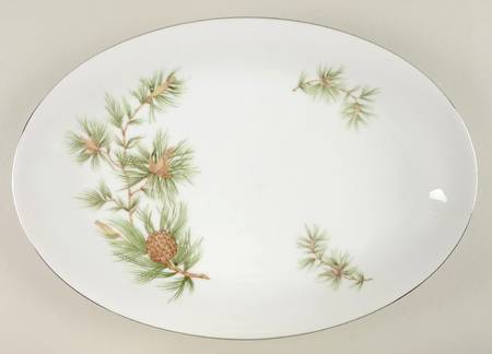 Cascade Pine 14" Oval Serving Platter