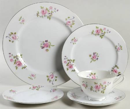 Chelsea Rose 5 Piece Place Setting