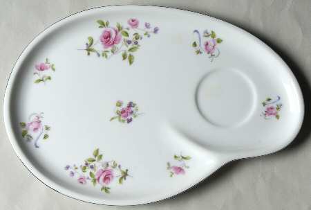 Chelsea Rose Snack Plate